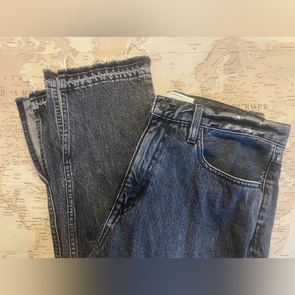 SLVRLAKE Rider Break Down Split
Hem Jeans Straight Leg Black Denim Size 31 - Picture 6 of 16